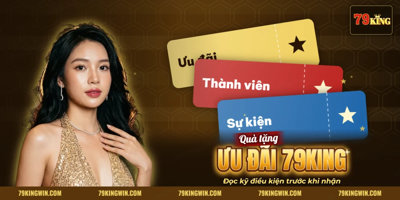 Thẻ ưu đãi thành viên 79KING kèm hộp quà